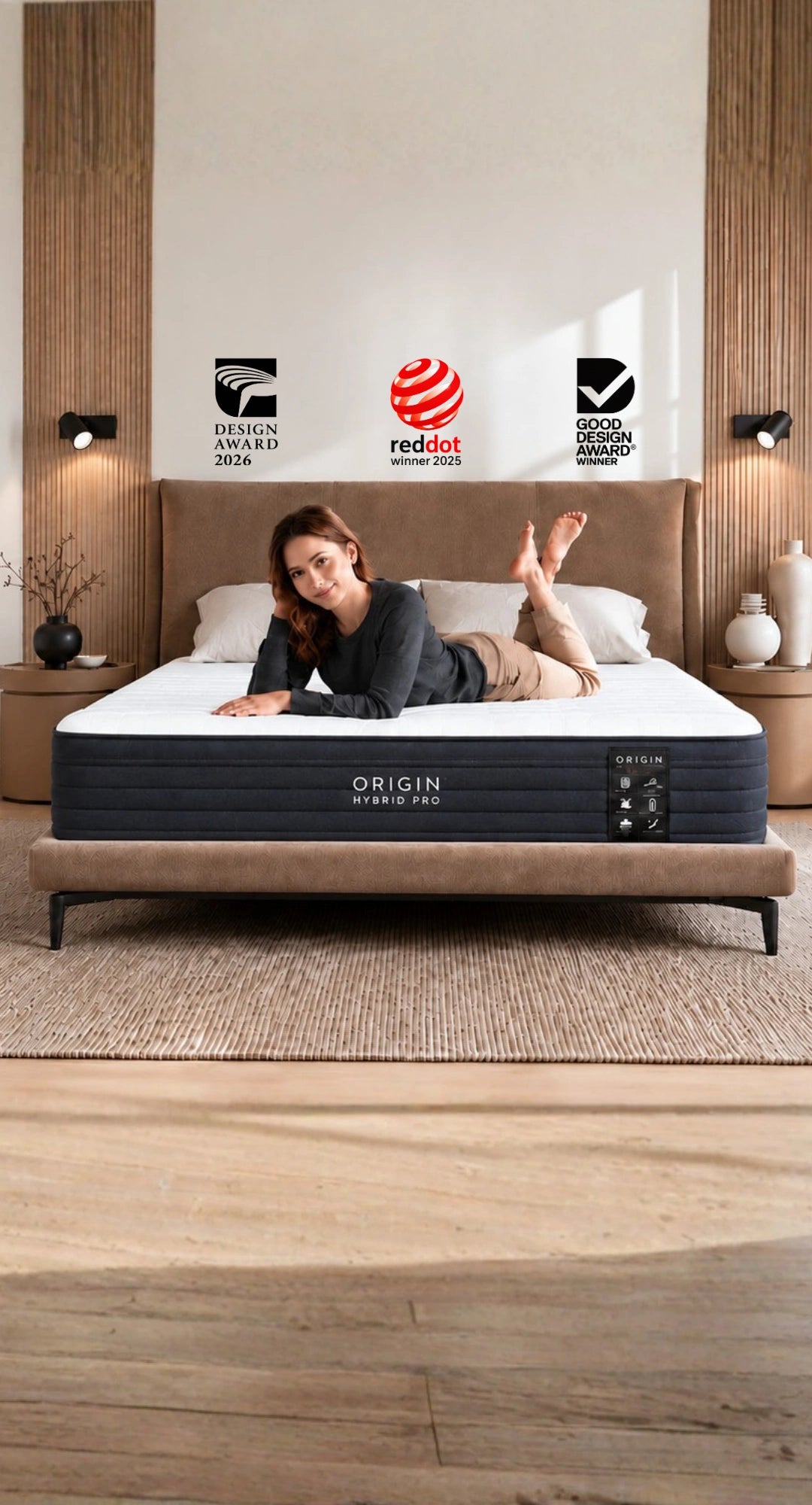 Origin mattress bedroom